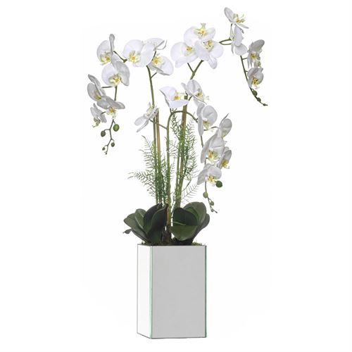 46060 ORQUIDEA 3 CAULES BASE ESPELHO 15x15x90