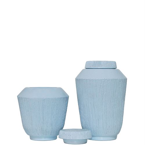 Z69C – CONJUNTO DE 2 POTES AZUL-BÉBÉ 15/20CM