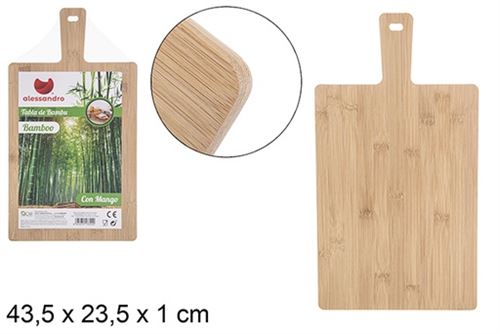 113324 TABUA BAMBU MULTIFUNCOES C/CABO 33X19X1CM