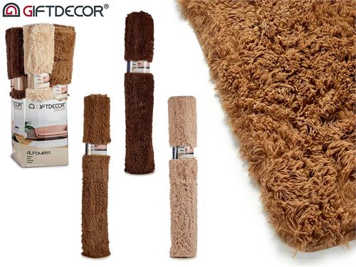 61087 TAPETE 100% POLIESTER  100X150 CORES TERRA SORT. 3CORES