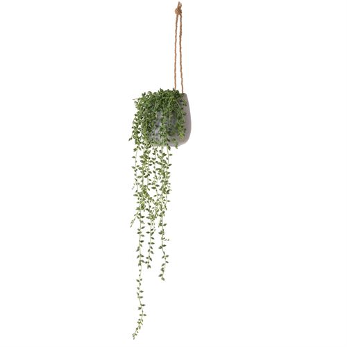 802363 PLANTA PENDENTE PLÁSTICO 15 X 15 X 90 CM