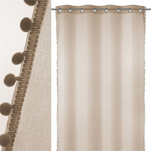 CORTINADO DOLLY TASSEL PLSTR 140X260CM 