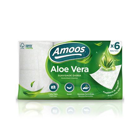 PAPEL HIG.3F AMOOS ALOE VERA DECO P6 S42 R