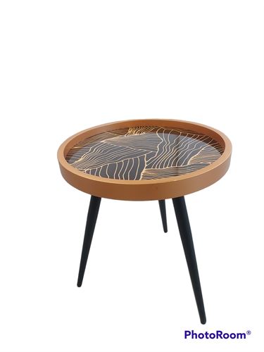 54701_1 MESA METAL REDONDA 39X60CM