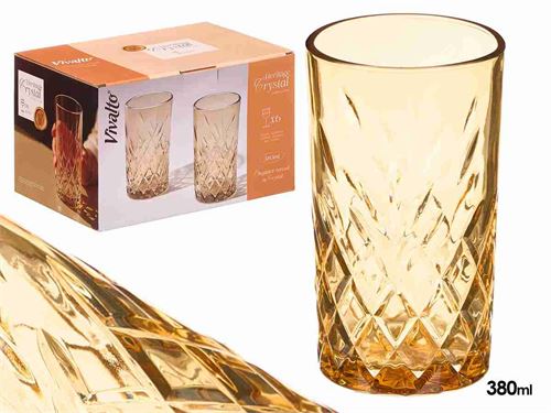 12386 12386 CJ-6 COPOS VIDRO HERITAGE CRYSTAL 380ML