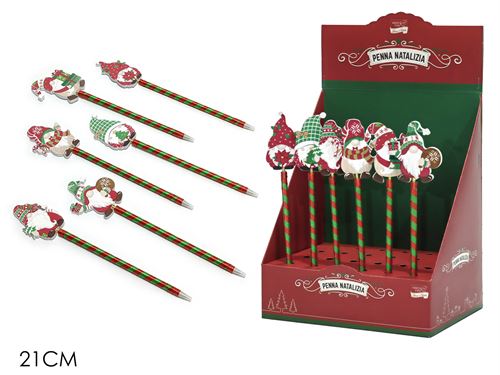 423604 CANETA NATAL GNOMOS 6 SORTIDOS