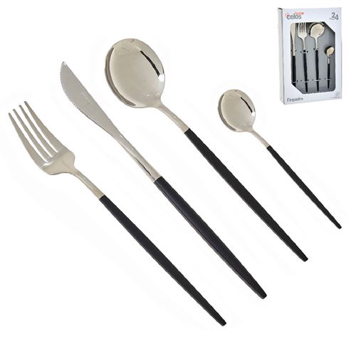 64038 INOX - FAQUEIRO 24PÇS C 0,27 L 0,15 A 0,67