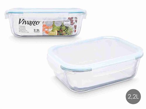 90551 CAIXA VIDRO HERMETICA BORISILICATO 2260ML