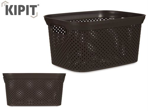 86623 CESTO ORGANIZADOR PLASTICO 5L CASTANHO