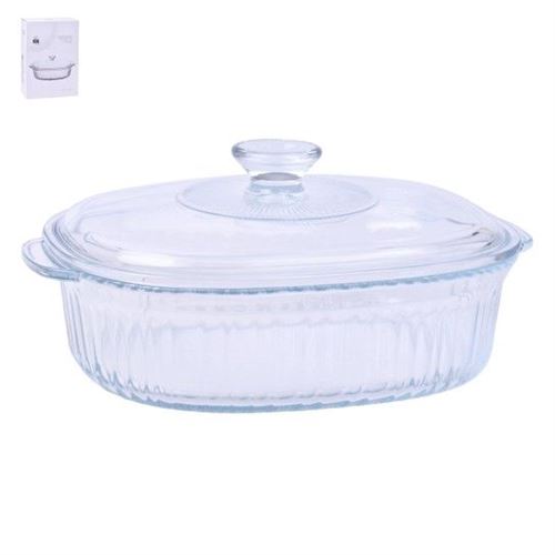 163259 TRAVESSA OVAL TP 2,8L VIDRO 31X21,5X13 163-25