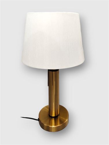 CANDEEIRO BASE METAL DOURADO 48CM