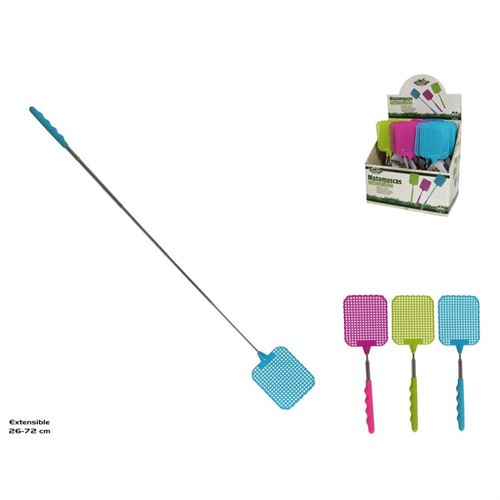 645881 MATA MOSCA C/CABO EXTENSIVEL 26-72CM 3SORT