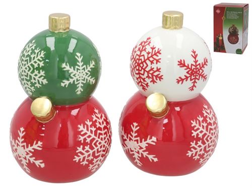 498515 BOLA NATAL DECORATIVA 12,4X12,4X19,7CM