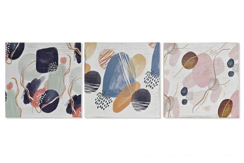 LD-190345 QUADRO MADEIRA 30X3X30 ABSTRATO 3 MOD