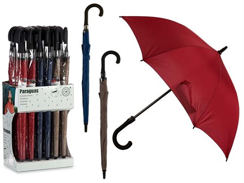 55697 GUARDA CHUVA CABO PRETO SORT.3  84 x 5 x 5 CM