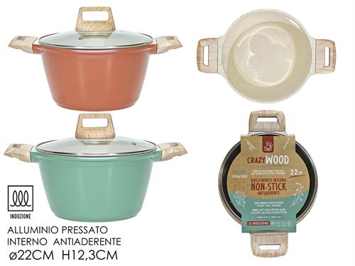 572211 CAÇAROLA 22CM CRAZY WOOD