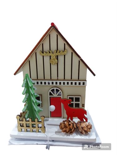 78110 CASITA DA ARVORE C/5LUZES 9,5X8X12,5CM