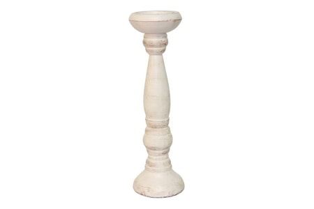 10420132 CASTIÇAL RESINA 12X40CM BG BL19178B