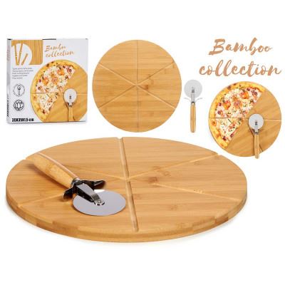 TABUA PIZZA BAMBU 35CM