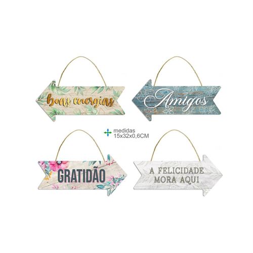 BD-76908 PLACA PAREDE MDF 15X32X0,6CM
