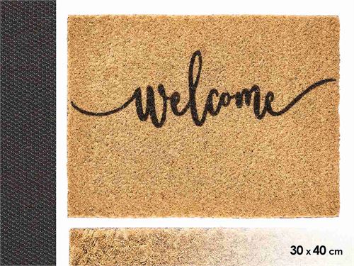 14163 TAPETE PORTA WELCOME 30X40CM