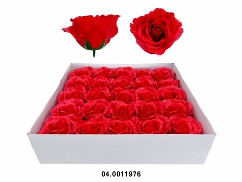 04.0011976 CAIXA C/25 ROSAS VERMELHAS SABÃO