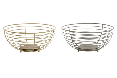 PC-209041 FRUTEIRA METAL RUBBERWOOD 28,5X28,5X13 2SORT