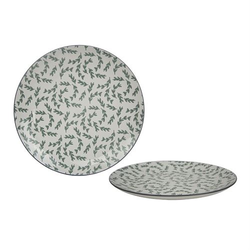 ASSIRO010 PRATO RASO CERAMICA 27CM ROSEMARY