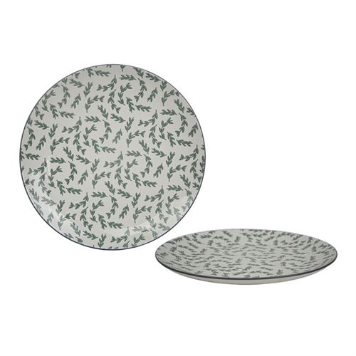 PRATO RASO CERAMICA 27CM ROSEMARY