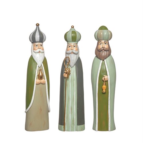 81762 NATAL - 3 REIS MAGOS EM POLIRESINA  C 7,50 L 6,00 A 31,00
