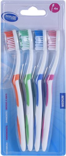 ESCOVA DENTES SET4 9.5X24.5CM