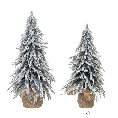 90284 ARVORE NATAL NEVADA COM JUTA 45CM