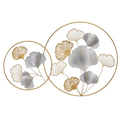 801417 MURAL PAREDE FLORES METAL 100 X 4 X 66 CM