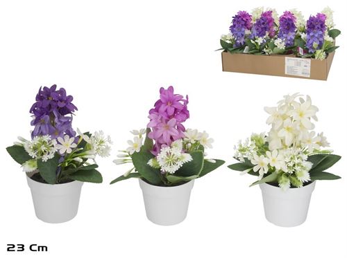 392387 VASO JACINTO 23CM PL