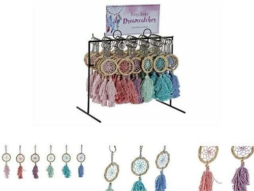 DH-169893 PORTA CHAVES RATTAN CAÇA SONHOS