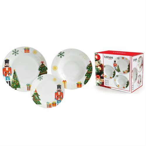 SERVIÇO JANTAR TLX21-59 (S/18PCS) NATAL