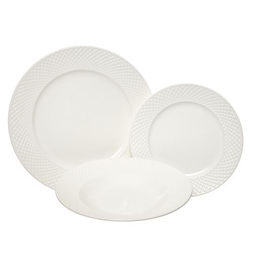 SERVIÇO PORCELANA BRANCO 18PÇS