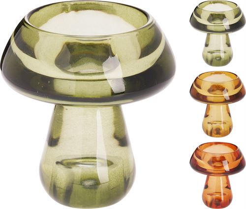 AAE445120 CASTIÇAL VIDRO 7X9CM