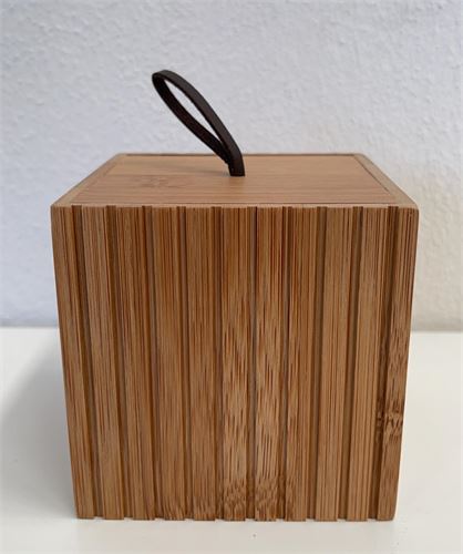 CAIXA BAMBU 9X9X9CM