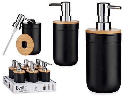 51710 DOSEADOR PRETO COM BAMBU