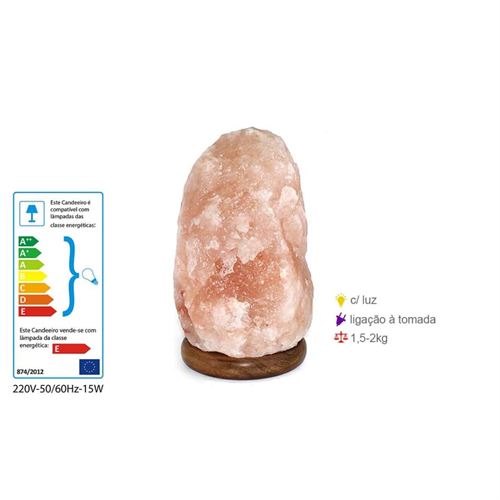 LS-38401 CANDEEIRO DE SAL 1,5-2KG