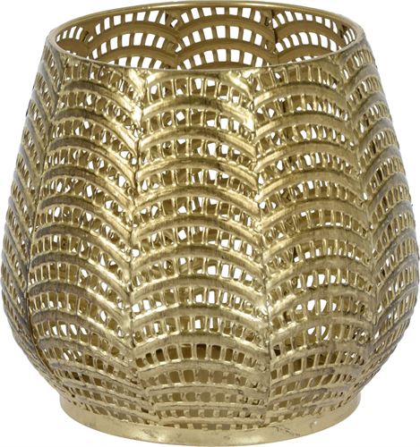 CASTIÇAL METAL ORIENTAL 15CM