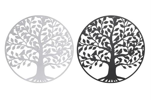 DP-201985 DECORAÇAO PAREDE METAL 60X1X60CM ARVORE METAL