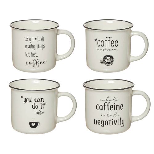 24404PORCELANA - CANECA 360ML 4MOD