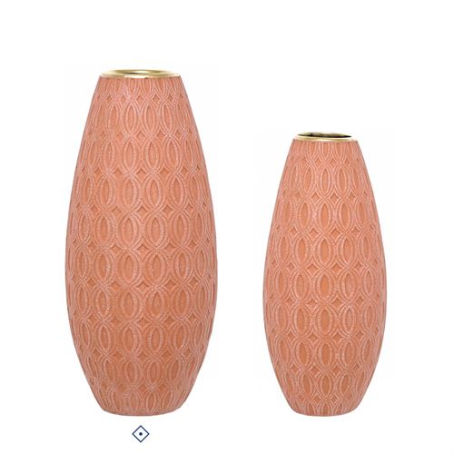 28377 JARRA CERAMICA GOLDEN BRICK  C 20,00 L 20,00 A 44,50