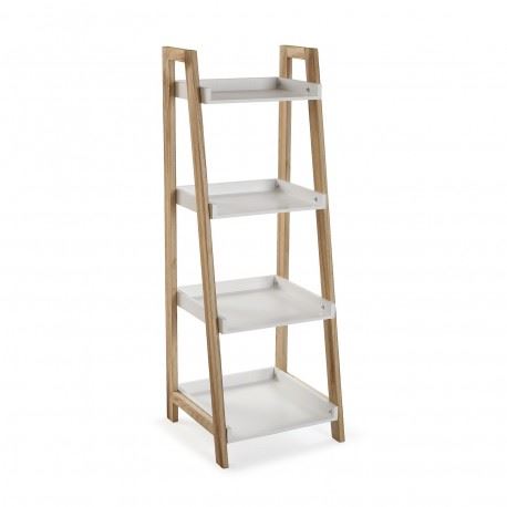 21520090 ESTANTE BAMBU 4 ALTURAS 35X35X98CM