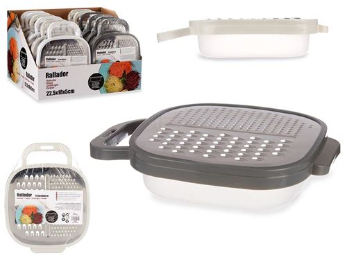 89972 RALADOR PLASTICO INOX COM CAIXA