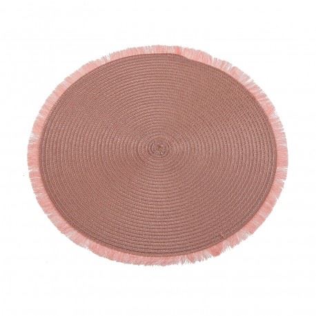 INDIVIDUAL FIBRA ROSA 38CM