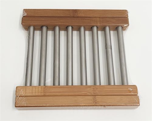 BASE TACHO INOX BAMBU 22X21,50X2,50CM 