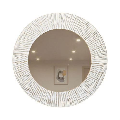 02.002746 ESPELHO SUNSHINE BRANCO OURO 90CM